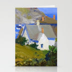 Monhegan Houses Maine by Edward Hopper 1916-1919 Stationery Card Gallery Image 2