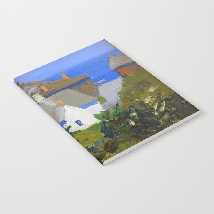 Monhegan Houses Maine by Edward Hopper 1916-1919 Notebook Gallery Image 1