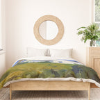 Monhegan Houses Maine by Edward Hopper 1916-1919 Duvet Cover Gallery Image 3