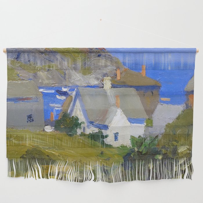 Monhegan Houses Maine by Edward Hopper 1916-1919 Wall Hanging Gallery Image 1