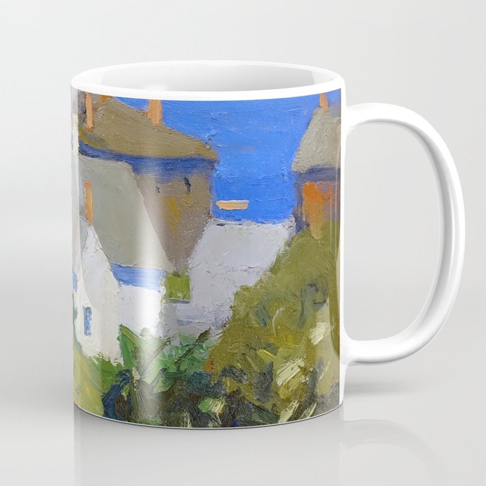 Monhegan Houses Maine by Edward Hopper 1916-1919 Coffee Mug Gallery Image 1