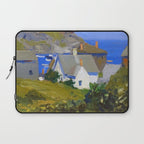Monhegan Houses Maine by Edward Hopper 1916-1919 Laptop Sleeve Gallery Image 1