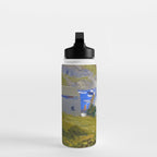Monhegan Houses Maine by Edward Hopper 1916-1919 Water Bottle Gallery Image 3