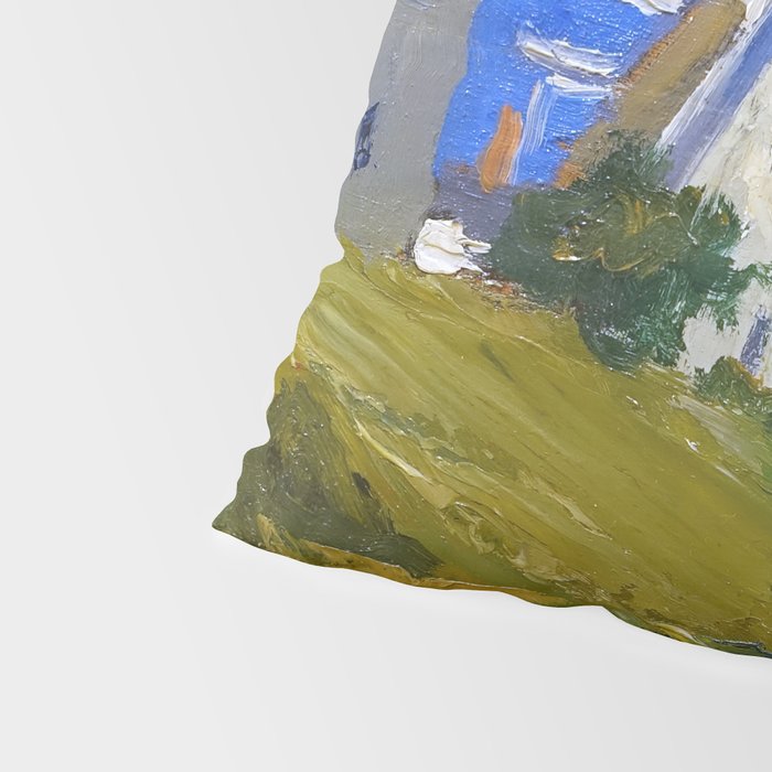Monhegan Houses Maine by Edward Hopper 1916-1919 Pillow Sham Gallery Image 4