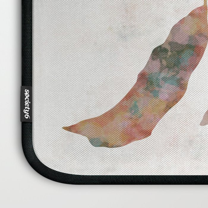 Silhouette plant acrylic Laptop Sleeve Gallery Image 3