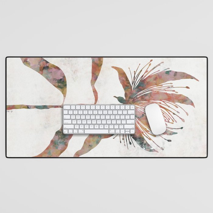 Silhouette plant acrylic Desk Mat Gallery Image 1