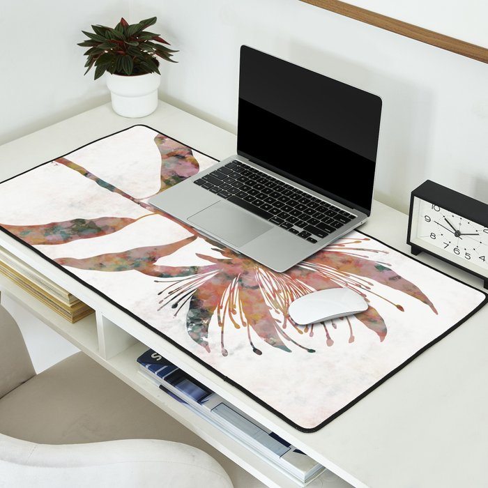 Silhouette plant acrylic Desk Mat Gallery Image 2