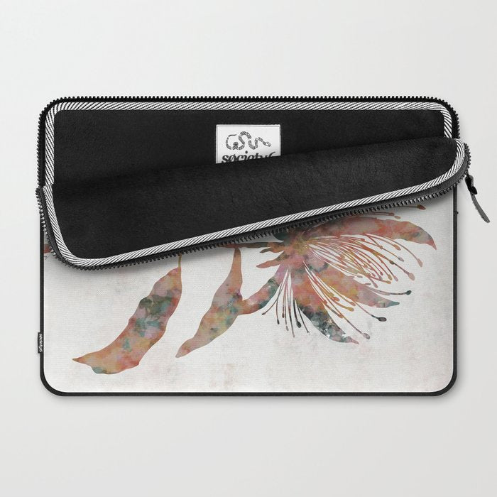Silhouette plant acrylic Laptop Sleeve Gallery Image 2