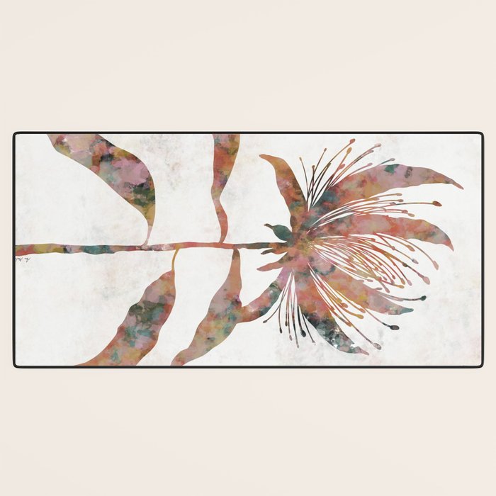 Silhouette plant acrylic Desk Mat Gallery Image 3