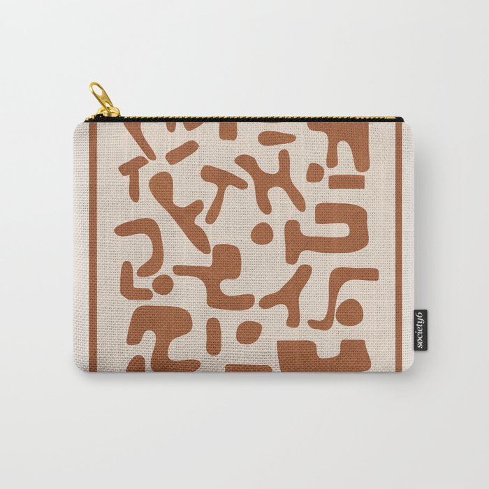Organic Contemporary Modern Shapes 07 Carry All Pouch Gallery Image 1