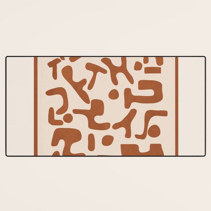 Organic Contemporary Modern Shapes 07 Desk Mat Gallery Image 3