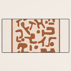 Organic Contemporary Modern Shapes 07 Desk Mat Gallery Image 3