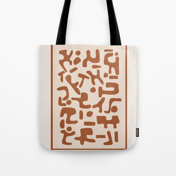 Organic Contemporary Modern Shapes 07 Tote Bag Gallery Image 1