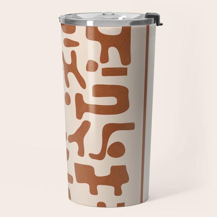 Organic Contemporary Modern Shapes 07 Travel Mug Gallery Image 2