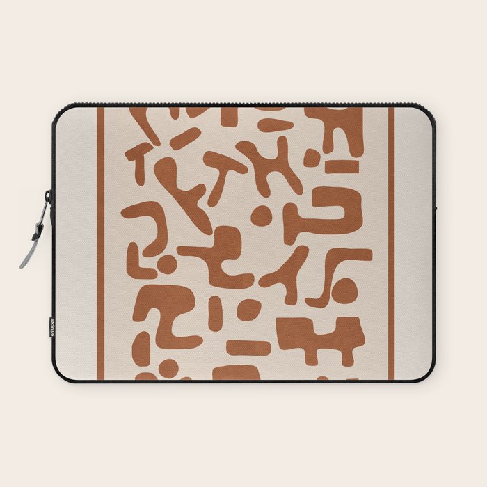 Organic Contemporary Modern Shapes 07 Laptop Sleeve Gallery Image 1