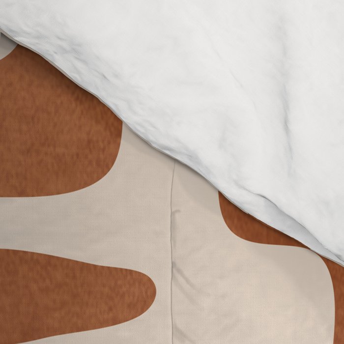 Organic Contemporary Modern Shapes 07 Comforter Gallery Image 4