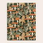 Mushroom Garden Winter Night Notebook Gallery Image 4