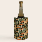 Mushroom Garden Winter Night Wine Chiller Gallery Image 1