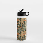 Mushroom Garden Winter Night Water Bottle Gallery Image 1