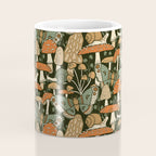 Mushroom Garden Winter Night Coffee Mug Gallery Image 4