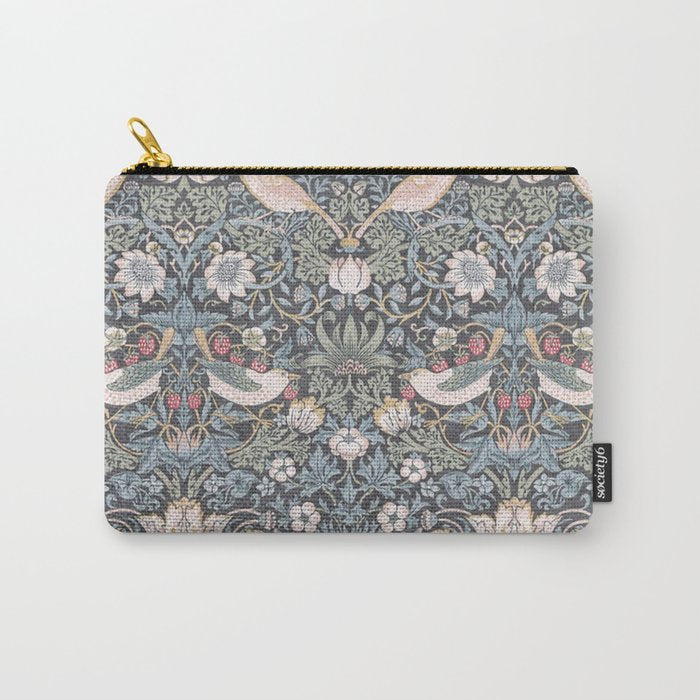 William Morris Strawberry Thief Ink Carry All Pouch Gallery Image 1