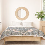 William Morris Strawberry Thief Ink Duvet Cover Gallery Image 3