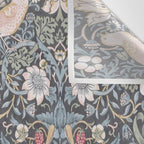 William Morris Strawberry Thief Ink Wall Tapestry Gallery Image 3