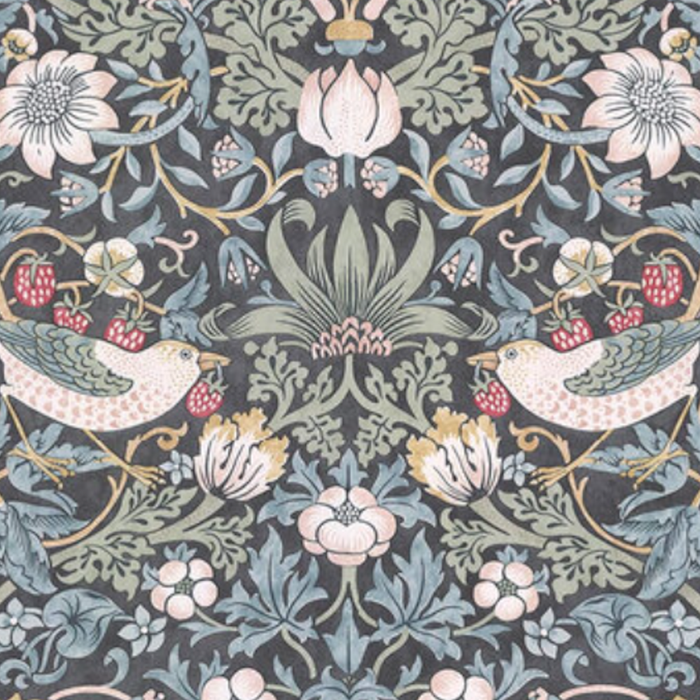 William Morris Strawberry Thief Ink Coffee Mug Gallery Image 2