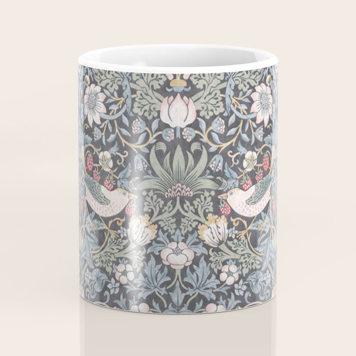 William Morris Strawberry Thief Ink Coffee Mug Gallery Image 4
