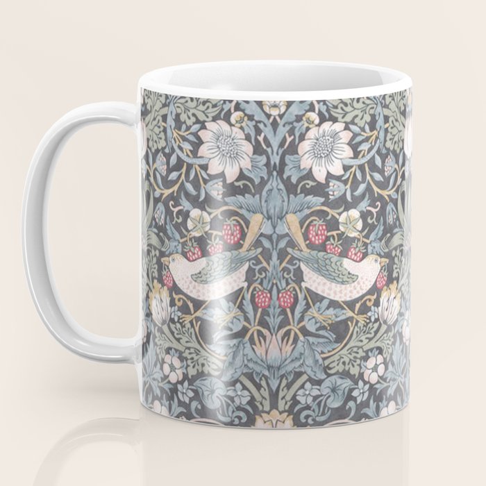 William Morris Strawberry Thief Ink Coffee Mug Gallery Image 3