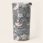 William Morris Strawberry Thief Ink Travel Mug Gallery Image 2