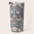 William Morris Strawberry Thief Ink Travel Mug Gallery Image 3