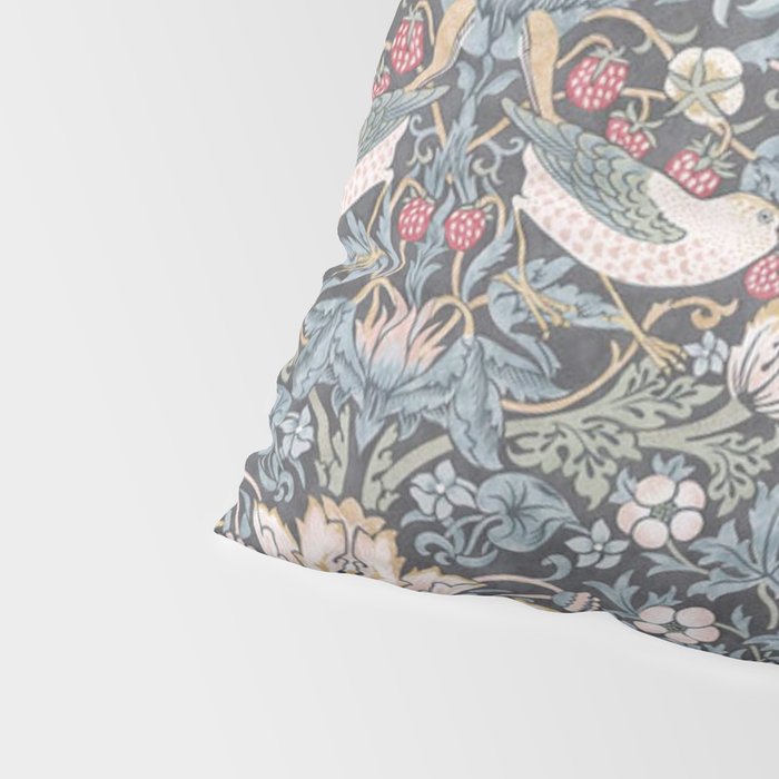 William Morris Strawberry Thief Ink Pillow Sham Gallery Image 4