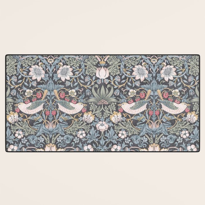 William Morris Strawberry Thief Ink Desk Mat Gallery Image 3