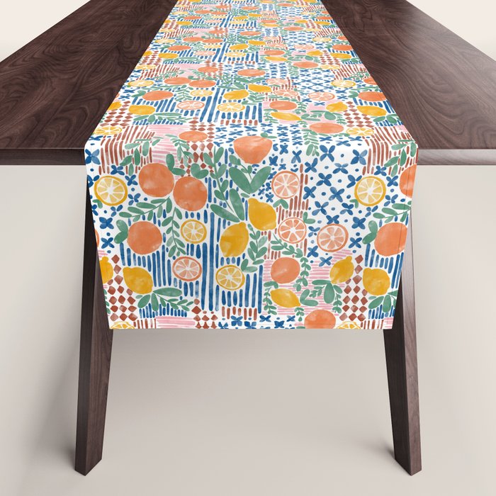 Mediterranean Fusion Citrus Table Runner Gallery Image 1