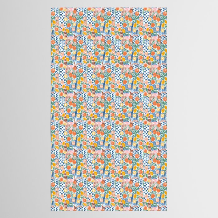 Mediterranean Fusion Citrus Tablecloth Gallery Image 2