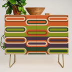 Mid Century Modern Geometry Credenza Gallery Image 1