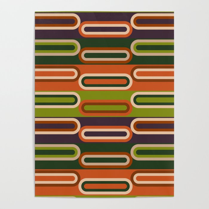 Mid Century Modern Geometry Poster Gallery Image 4