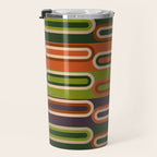 Mid Century Modern Geometry Travel Mug Gallery Image 3
