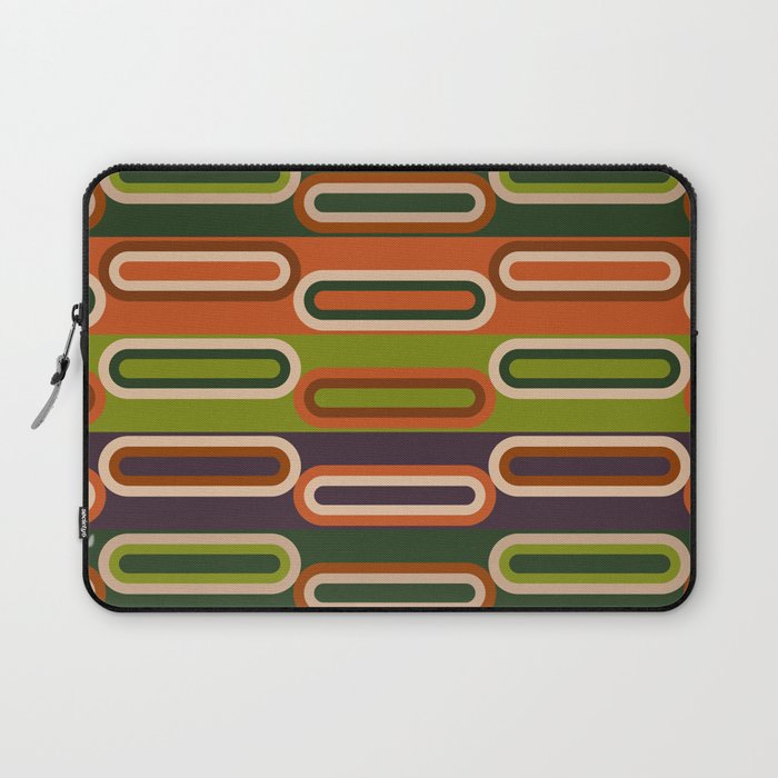 Mid Century Modern Geometry Laptop Sleeve Gallery Image 1