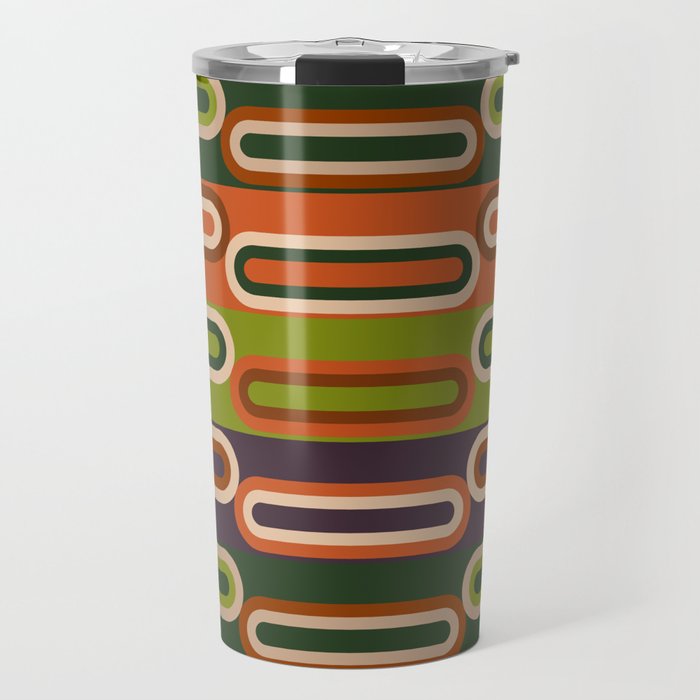Mid Century Modern Geometry Travel Mug Gallery Image 1