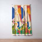 Abstract Woman 09 Window Curtain Gallery Image 3
