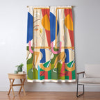 Abstract Woman 09 Window Curtain Gallery Image 5