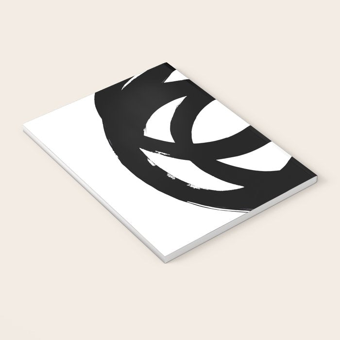 Ink Eye White Background Notebook Gallery Image 3