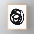 Ink Eye White Background Mini Art Print Gallery Image 1