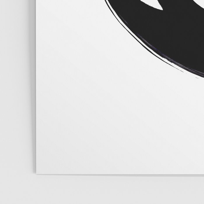 Ink Eye White Background Poster Gallery Image 3