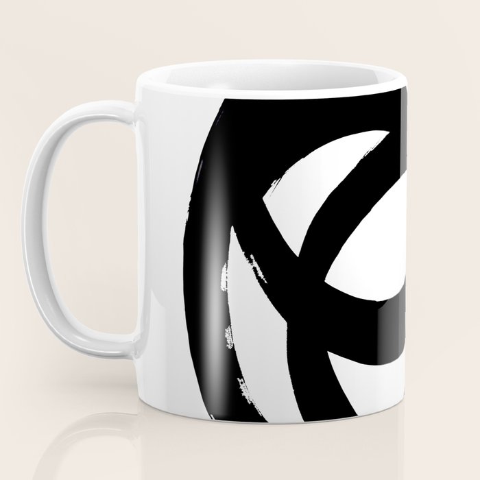 Ink Eye White Background Coffee Mug Gallery Image 3
