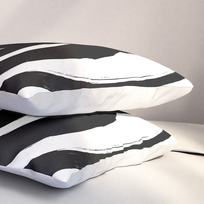 Ink Eye White Background Pillow Sham Gallery Image 3