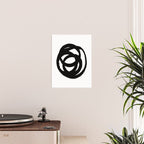 Ink Eye White Background Poster Gallery Image 2