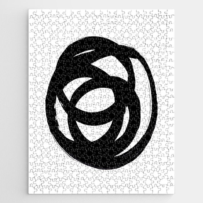 Ink Eye White Background Jigsaw Puzzle Gallery Image 1